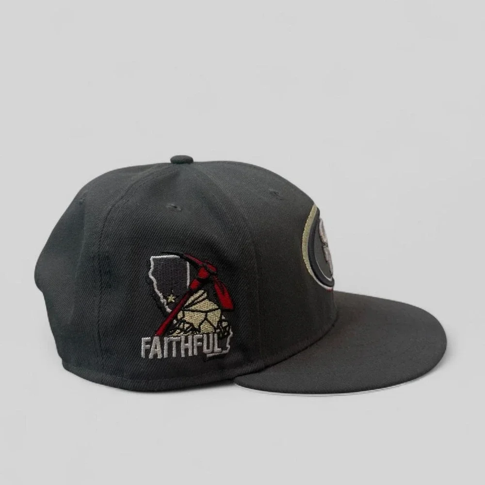New Era San Francisco 49ers Faithful 9FIFTY Snapback Black Hat NFL OSFM